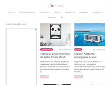 Tablet Screenshot of leblogdeco.fr